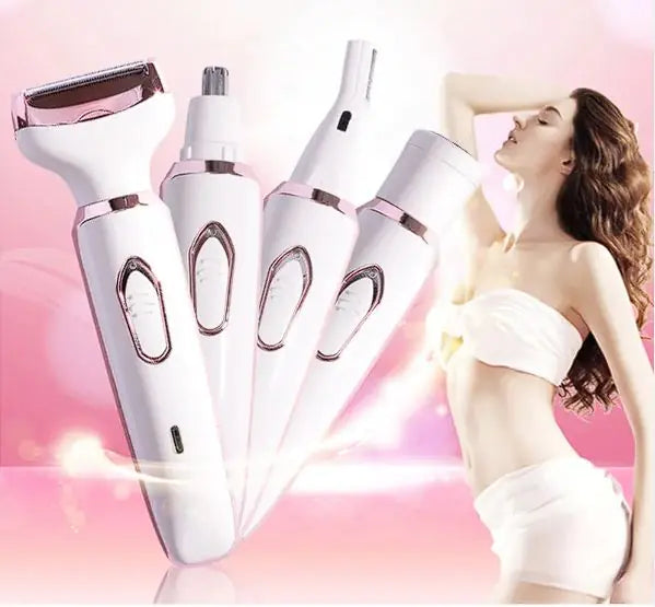 Detachable 4-in-1 Multi-Use Electric Women’s Trimer